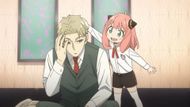 Anya and his foster father, Loid (Image Source: WIT Studio and CloverWorks)